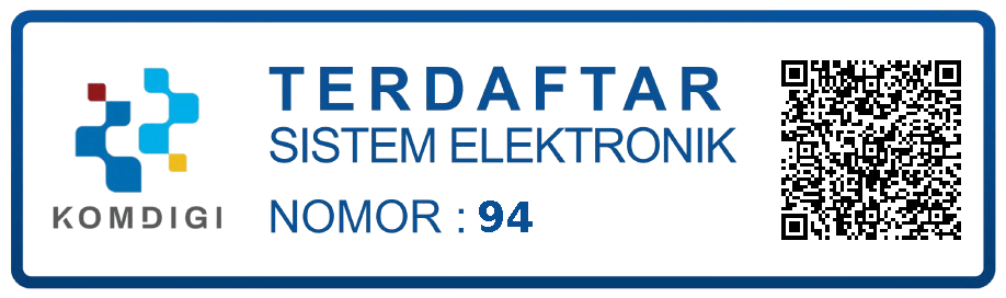 Terdaftar Sistem Elektronik Komdigi